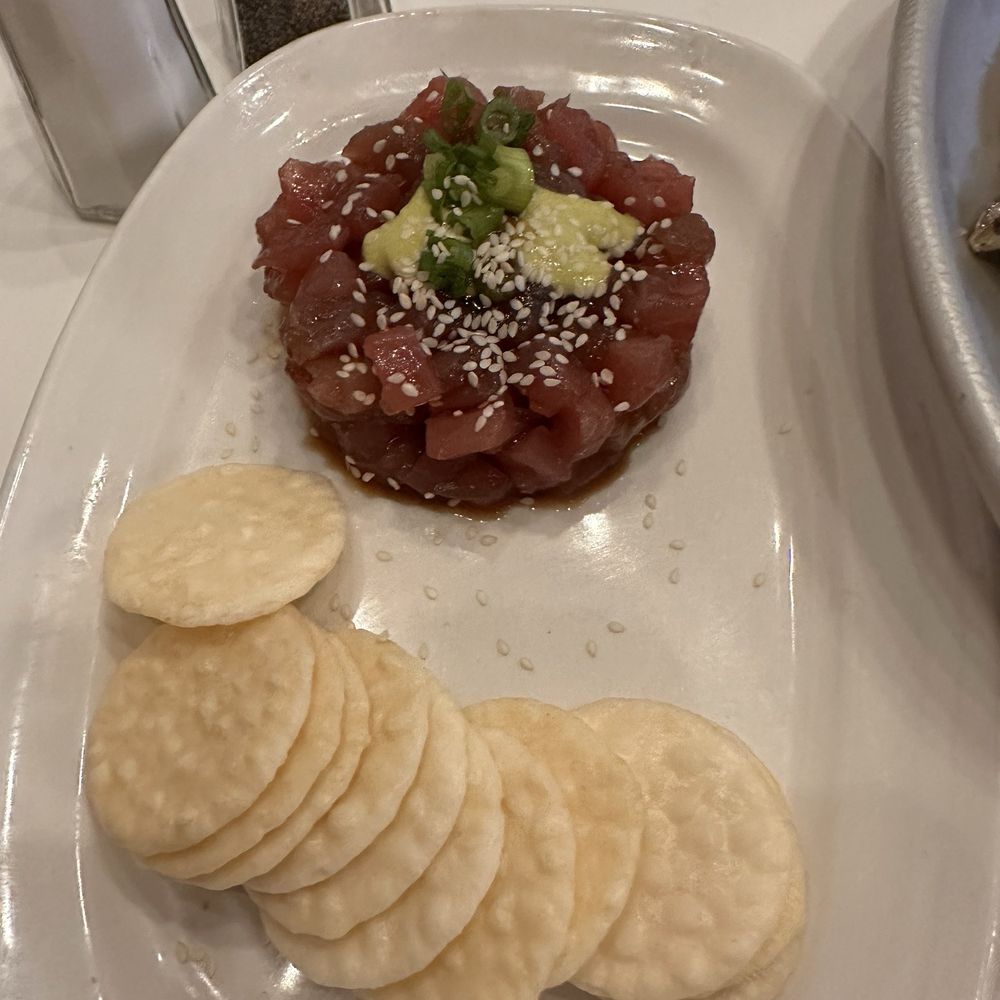 Green Island Oyster - Tuna Tartare was okay. - Seafood Near Me - Worcester, Massachusetts