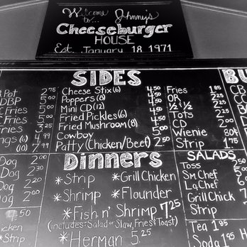 Cheeseburger House - It may take you a bit to work the menu out - Burgers Near Me - Ninety Six, South Carolina