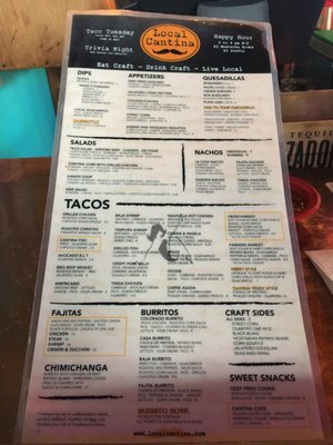 Menu photo 8 Local Cantina Westerville Westerville, OH