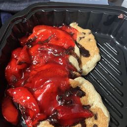 Chocolate Strawberry Hotcakes Combo Chocolate Strawberry Hotcakes Combo