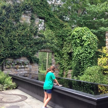 Chanticleer Foundation - The spooky water table/sarcophagus at the ruins. - Botanical Gardens Near Me - Wayne, Pennsylvania