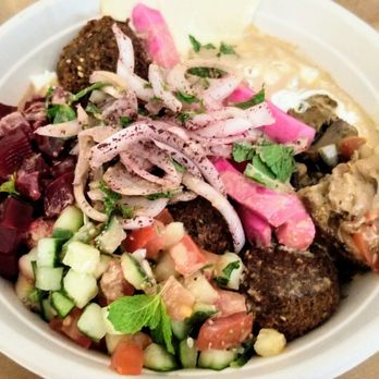 SAJJ Mediterranean - Falafel rice bowl - Mediterranean Near Me - San Ramon, California