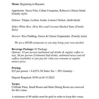 Rebecca's - Contract - Venues & Event Spaces Near Me - Edgewater, New Jersey