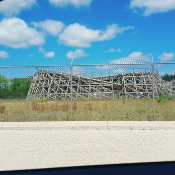 Shivering Timbers - The 630° ending helix on Timbers pulls some gnarly lateral G's! - Amusement Parks Near Me - Muskegon, Michigan Shivering Timbers - The 630° ending helix on Timbers pulls some gnarly lateral G's! - Amusement Parks Near Me - Muskegon, Michigan