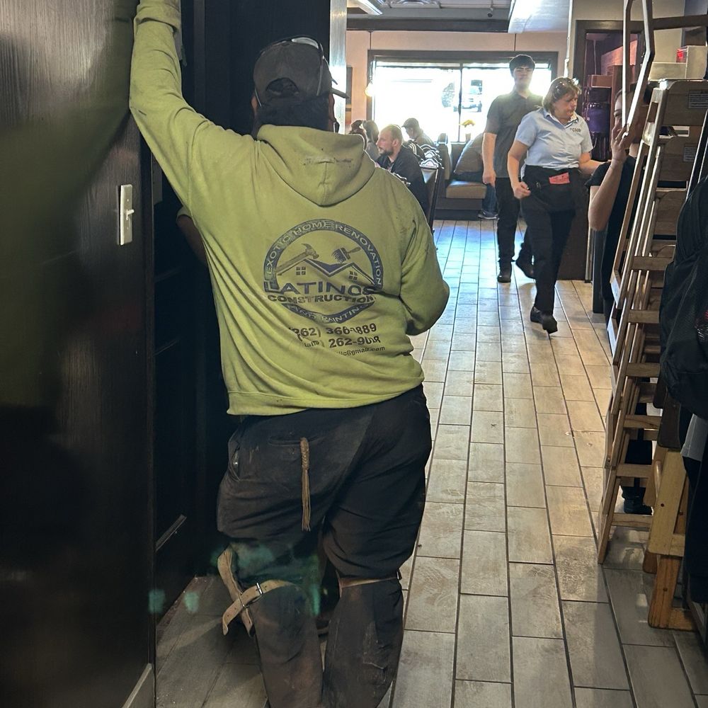 The Coop - Two of the alleged construction workers TALKING outside of women's restrooms - Breakfast & Brunch Near Me - Waukesha, Wisconsin