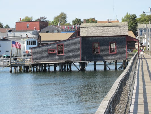Boothbay Harbor Footbridge by null