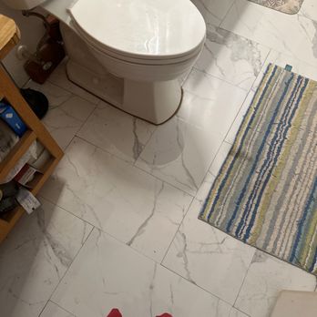 Handy Hauling - New tile floor and toilet. - Handyman Near Me Handy Hauling - New tile floor and toilet. - Handyman Near Me