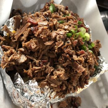 Ray's Real Pit BBQ Shack - Loaded Brisket Baked Potato - Barbeque Near Me - Houston, Texas Ray's Real Pit BBQ Shack - Loaded Brisket Baked Potato - Barbeque Near Me - Houston, Texas