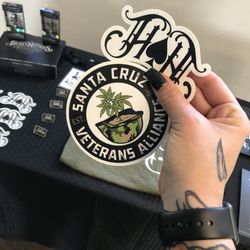 Santa Cruz Veterans Alliance - Sweet stickers!