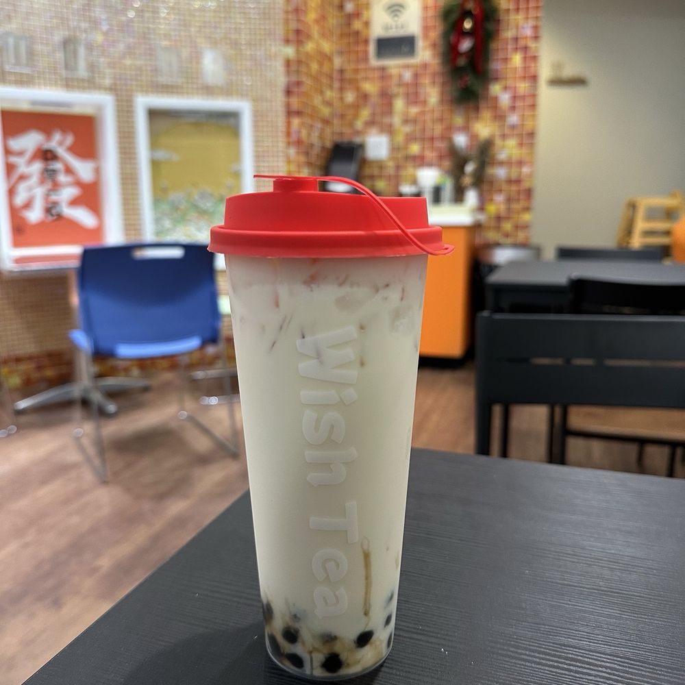 Wish Poke and Tea - Jasmine Green Milk Tea with Tapioca Pearls - Bubble Tea Near Me - Phoenix, Arizona Wish Poke and Tea - Jasmine Green Milk Tea with Tapioca Pearls - Bubble Tea Near Me - Phoenix, Arizona
