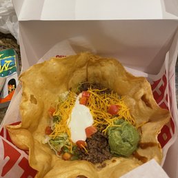 the inside of a box