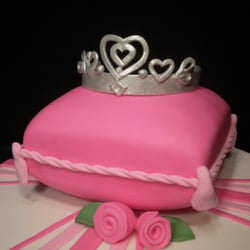 The Cake Diva Minneapolis - Princess Cake with sugar crown.