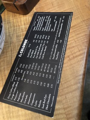 Menu photo 3 La Colombe SOHO New York, NY