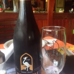 The Old Dutch - Enjoying a Belgium dark beer