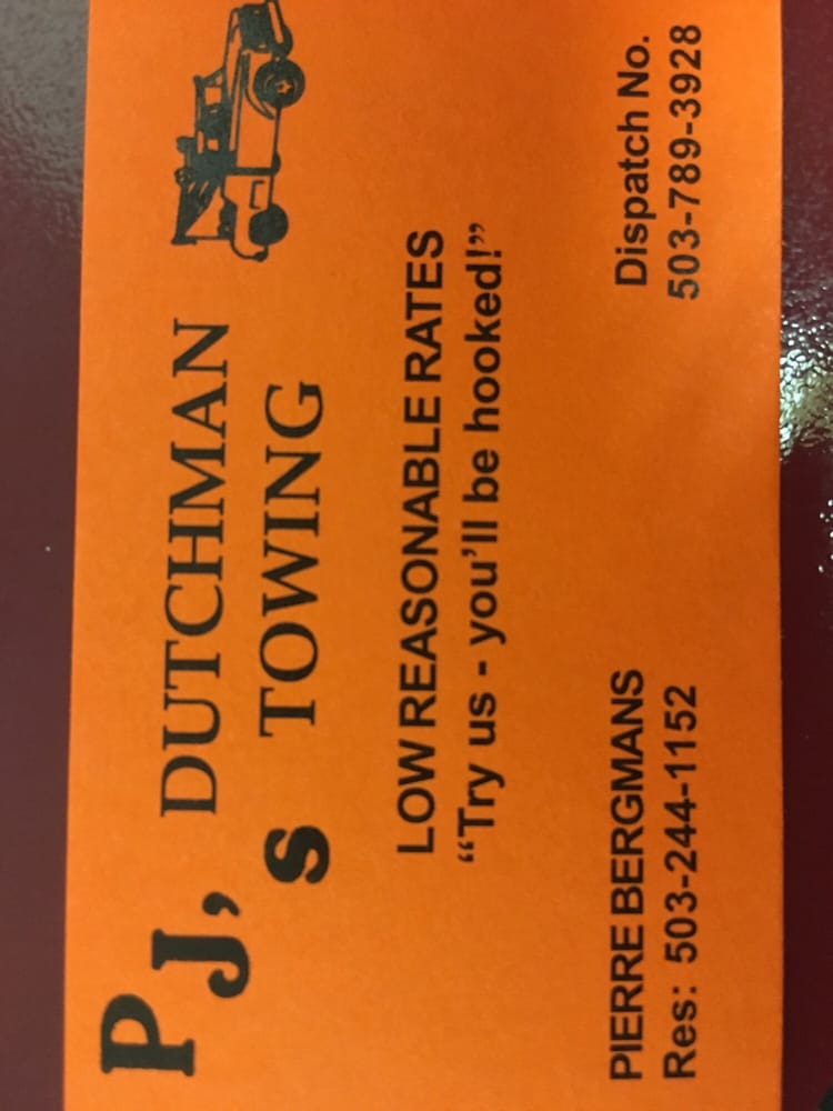 DUTCHMAN TOWING Updated September 2024 38 Reviews Portland