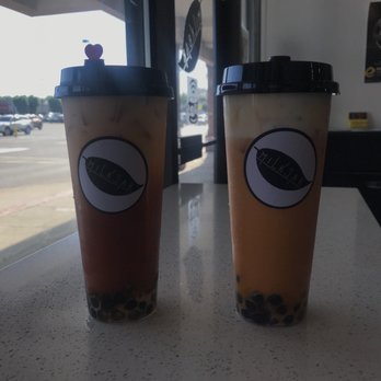 Milk Jar Cafe - Milk tea and view from the front of the store - Ice Cream & Frozen Yogurt Near Me - Cincinnati, Ohio