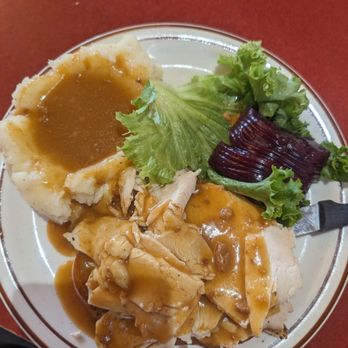 Bob’s Big Boy - Open faced turkey sandwich... so good with the cranberry jelly from a can like the traditional thanksgiving dinner! - American Near Me - Burbank, California Bob’s Big Boy - Open faced turkey sandwich... so good with the cranberry jelly from a can like the traditional thanksgiving dinner! - American Near Me - Burbank, California