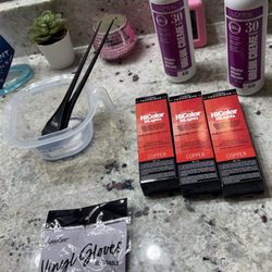Sally Beauty - L'Oreal hicolor copper , 30 developer