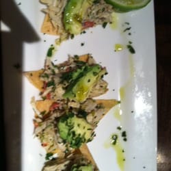 Crab tostados.