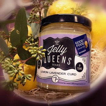 The Jelly Queens - a jar of lemon lavender curd - Specialty Food Near Me - Fairview, Texas The Jelly Queens - a jar of lemon lavender curd - Specialty Food Near Me - Fairview, Texas