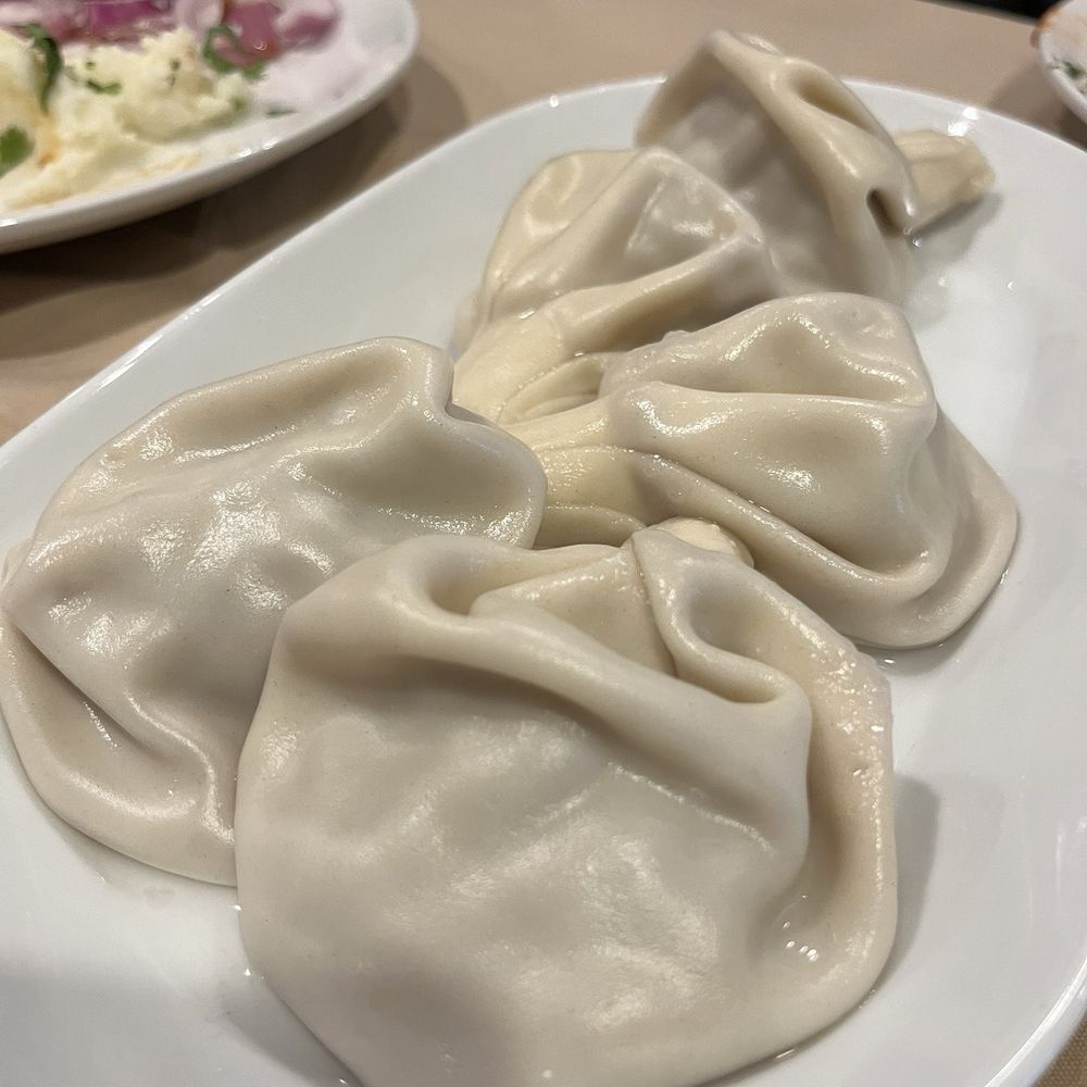 ARAGVI Restaurant - Huge Dumplings with a big meatball inside - Salad Near Me - PALATINE, Illinois