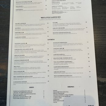 Mia Bella Trattoria - Lunch Menu 2023 - Italian Near Me - Houston, Texas