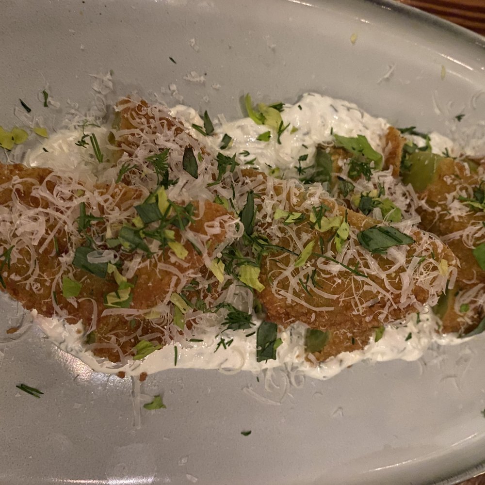 Meadowsweet - Fried green tomatoes - New American Near Me - Brooklyn, New York Meadowsweet - Fried green tomatoes - New American Near Me - Brooklyn, New York
