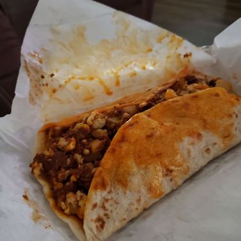 Melis Taqueria - Full of flavor, good size. Egg, chorizo, papas, beans, bacon.. Glad I found a place close that has excellent breakfast burritos. - Mexican Near Me - Fort Worth, Texas Melis Taqueria - Full of flavor, good size. Egg, chorizo, papas, beans, bacon.. Glad I found a place close that has excellent breakfast burritos. - Mexican Near Me - Fort Worth, Texas