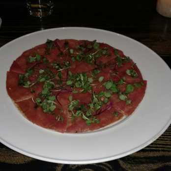 Yellowtail Japanese Restaurant & Lounge - Big eye tuna pizza - Japanese Near Me - Las Vegas, Nevada