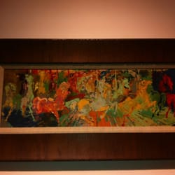 Carousel by LeRoy Neiman. My favorite of the evening which was sold for $95K. I envy the rich...