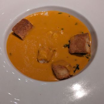 Water Grill - Bellevue - Lobster bisque, the fancy way where they pour it for you after arrival. - Seafood Near Me - Bellevue, Washington