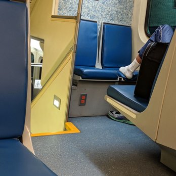 Tri-Rail - Deerfield Beach Station - Tri rail should equipped each seat with a foot rest - Train Stations Near Me - Deerfield Beach, Florida