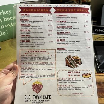 Old Town Cafe - New Mexican Cuisine Near Me - Albuquerque, New Mexico