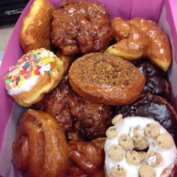 Sweet Dozen - A dozen of their finest "fancy" donuts was only $13.50. That included a bacon maple bar, the cookie crunch and fruity pebbles. - Donuts Near Me - Sacramento, California Sweet Dozen - A dozen of their finest "fancy" donuts was only $13.50. That included a bacon maple bar, the cookie crunch and fruity pebbles. - Donuts Near Me - Sacramento, California