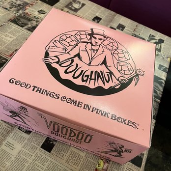Voodoo Doughnut - Coveted pink box - Donuts Near Me - Austin, Texas Voodoo Doughnut - Coveted pink box - Donuts Near Me - Austin, Texas