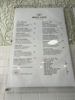 Menu photo 1 Moss Cafe Bronx, NY