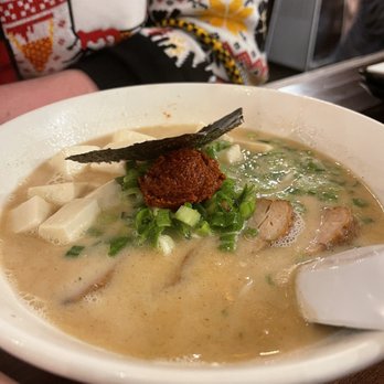R101 Ramen - 2. Spicy Tonkotsu Ramen with tofu and a soft boiled egg - Ramen Near Me - Glendale, California R101 Ramen - 2. Spicy Tonkotsu Ramen with tofu and a soft boiled egg - Ramen Near Me - Glendale, California