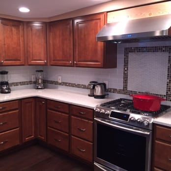 Dan Construction and Maintenance - After: minus a piece of wood above rage hood - it should arrive soon and Dan will come back to install it - General Contractors Near Me