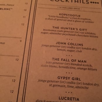 The Sovereign - Almost all the cocktails have jenever (dutch gin) - Belgian Near Me - Washington, DC, District of Columbia The Sovereign - Almost all the cocktails have jenever (dutch gin) - Belgian Near Me - Washington, DC, District of Columbia