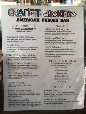 Menu photo 5 Graffiti Junktion Jacksonville Beach, FL