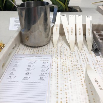 KANDL Artistique - The scent strips and the vessel you mix the wax in - Candle Stores Near Me - Toronto, Ontario