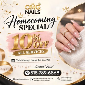 OMG Nails - Nail Salons Near Me - West Des Moines, Iowa OMG Nails - Nail Salons Near Me - West Des Moines, Iowa