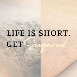 Simply Skin Beauty Bar - Brazilian sugaring before & after