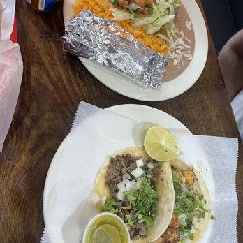 Amigo's Tortilla & Grocery - Tacos: Asada, camaron Rice & bean that accompanied our fajitas - Grocery Near Me - Covington, Louisiana Amigo's Tortilla & Grocery - Tacos: Asada, camaron Rice & bean that accompanied our fajitas - Grocery Near Me - Covington, Louisiana