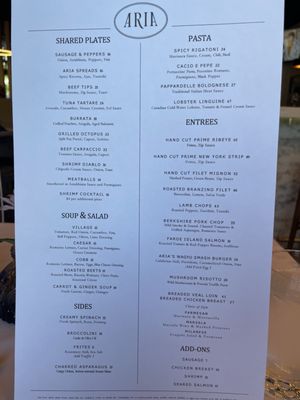 Menu photo 4 Aria Restaurant West Bloomfield Township, MI Menu photo 4 Aria Restaurant West Bloomfield Township, MI