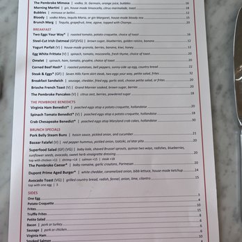 The Pembroke - Menu (Nov 2022) - New American Near Me - Washington, DC, District of Columbia The Pembroke - Menu (Nov 2022) - New American Near Me - Washington, DC, District of Columbia