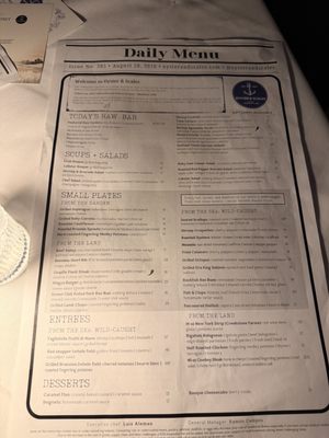 Menu photo 5 Oyster & Scales Ocean City, MD Menu photo 5 Oyster & Scales Ocean City, MD