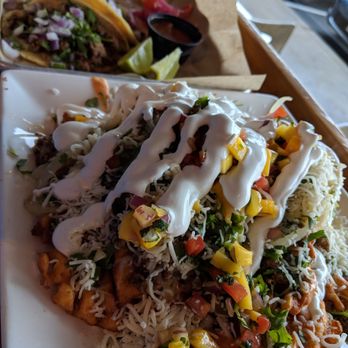 Cinco TacoBar - Papá loca with carne asada - Mexican Near Me - San Leandro, California