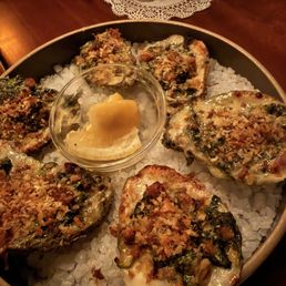 Rockefeller oysters