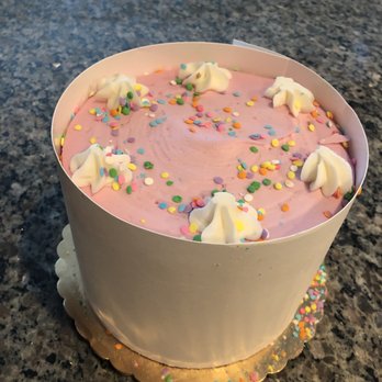 Carlo's Bakery - Strawberry Pastel Rainbow Cake - Bakeries Near Me - Hoboken, New Jersey